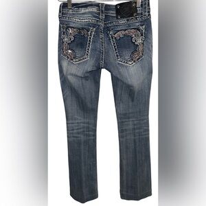 Miss Me Signature Boot bootcut jeans women’s size 27 altered length